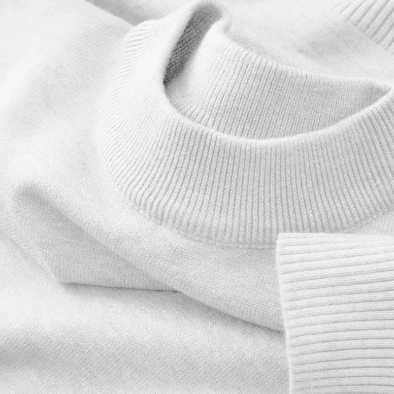 Autumn New Men's Casual Mock Turtleneck