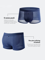 Ice Silk Mesh Boxers (4-Pack)