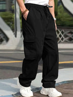 Men s Loose Cargo Long Pants