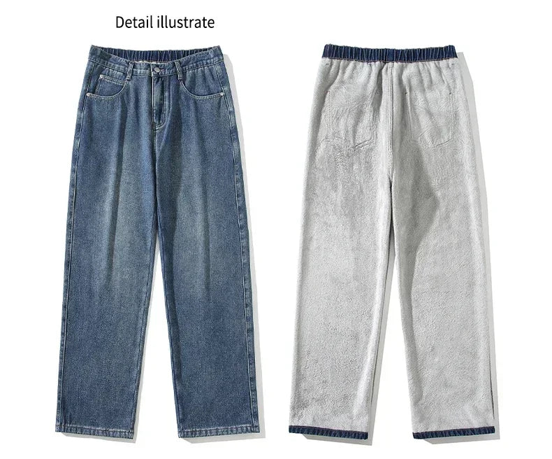 Winter Fleece Men's Jeans