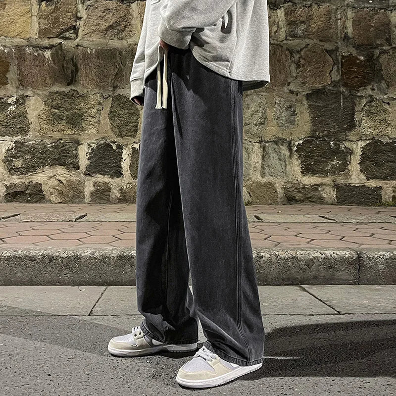 Korean Fashion Men's Baggy Jeans