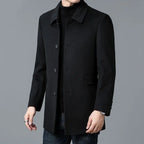 Coat Men's Medium And Long Double-Sided