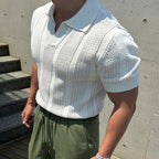 2026 Spring Summer Casual Mens Mesh Polo Shirts