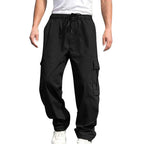 Men s Loose Cargo Long Pants
