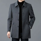 Coat Men's Medium And Long Double-Sided
