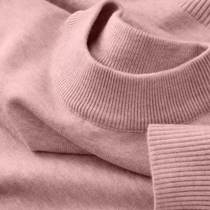 Autumn New Men's Casual Mock Turtleneck