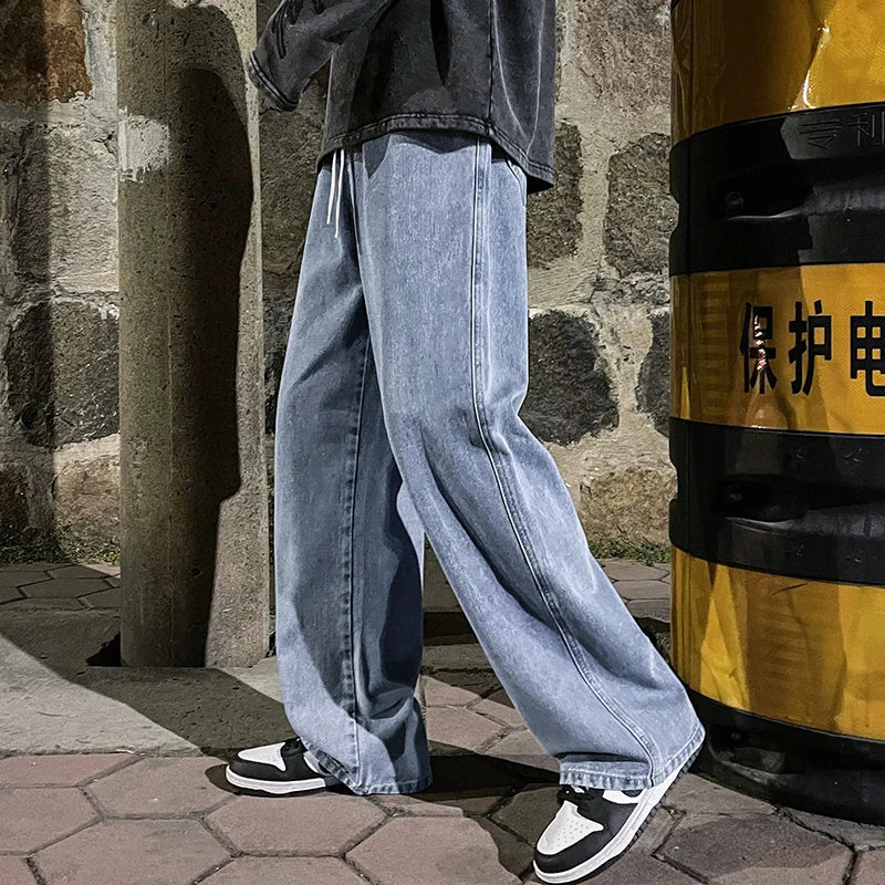 Korean Fashion Men's Baggy Jeans