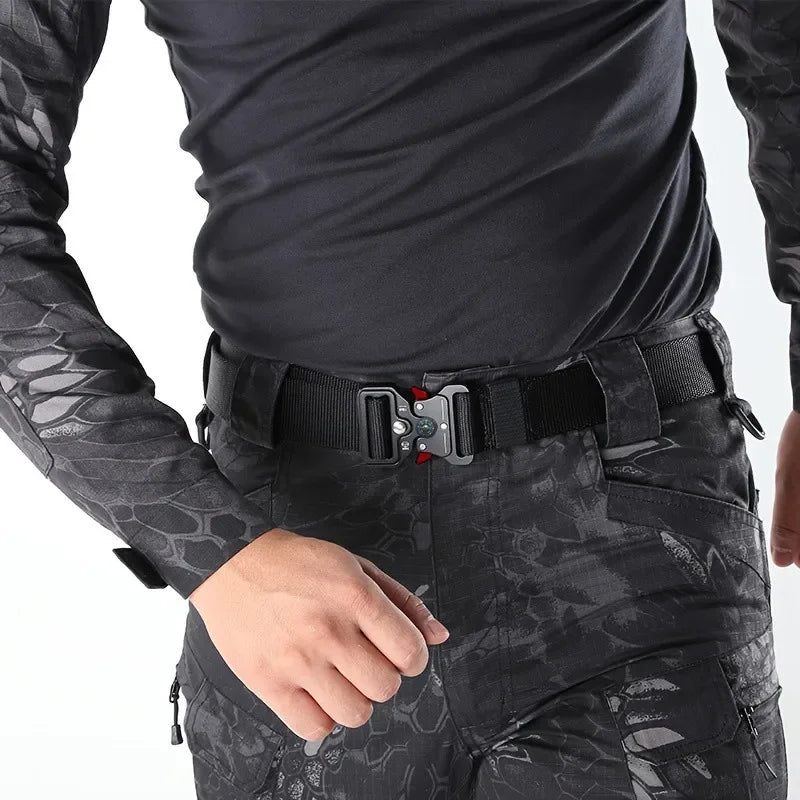 Tactical Belt Quick Release Outdoor Military Belt
