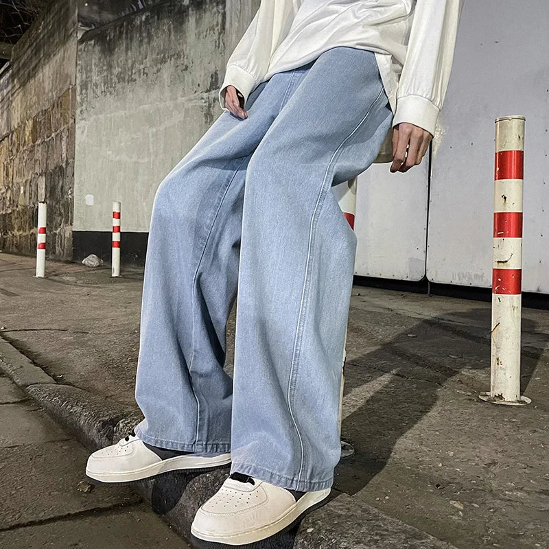 Korean Fashion Men's Baggy Jeans
