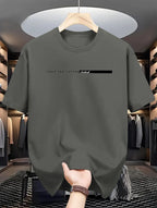 Summer men's 100% cotton T-shirt