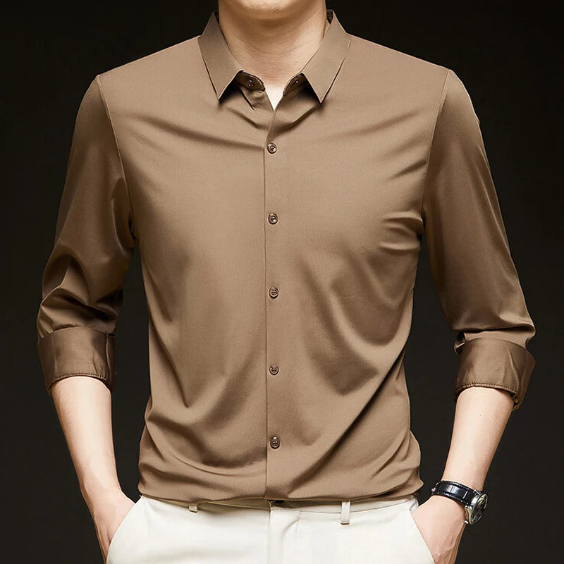 Men's 4-Way Stretch Dress Shirt
