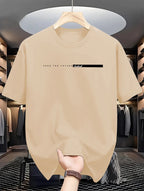 Summer men's 100% cotton T-shirt