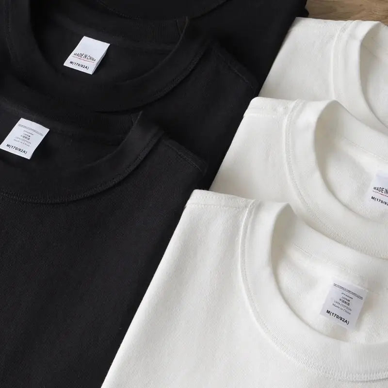 Premium Quality Organic 100% Cotton Mens Solid T-shirts