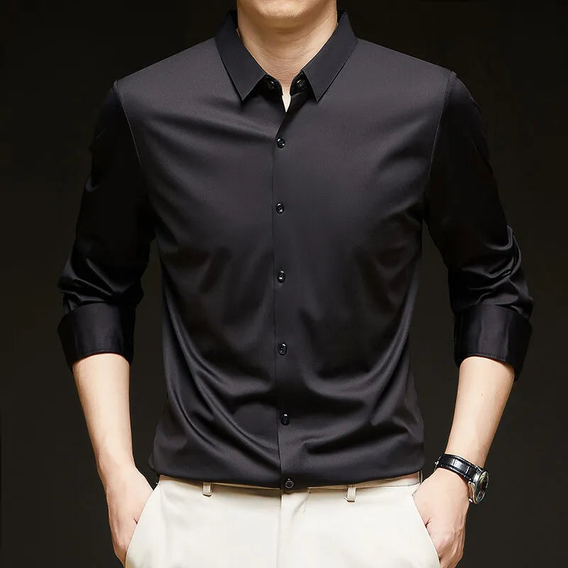 Men's 4-Way Stretch Dress Shirt