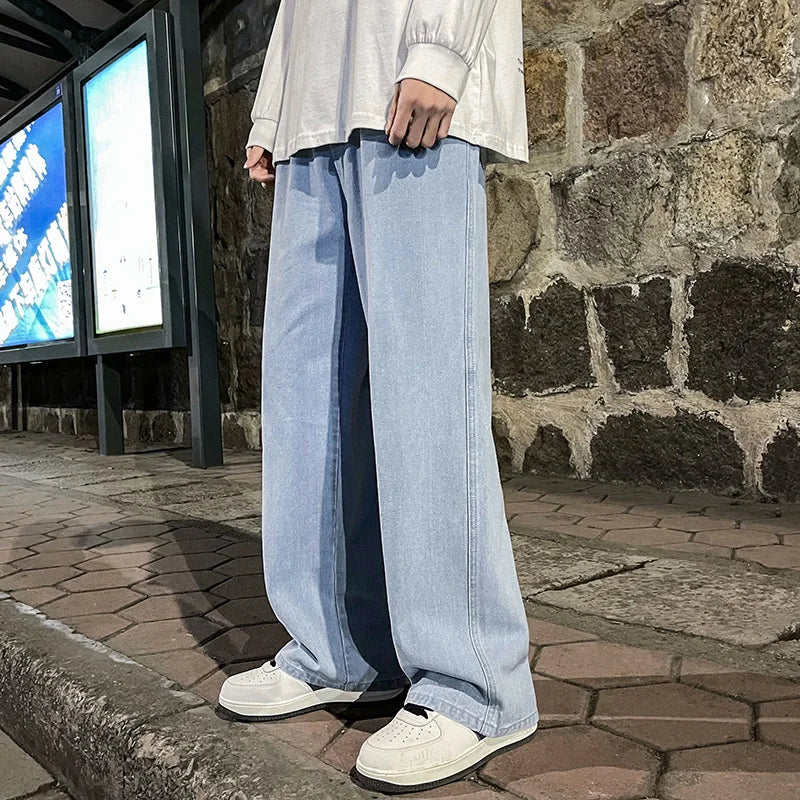 Korean Fashion Men's Baggy Jeans