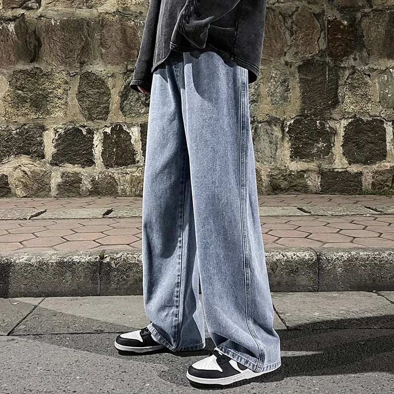 Korean Fashion Men's Baggy Jeans