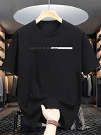 Summer men's 100% cotton T-shirt
