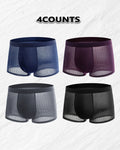Ice Silk Mesh Boxers (4-Pack)