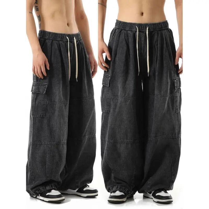 Cargo Jeans Trousers Men