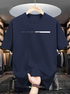Summer men's 100% cotton T-shirt