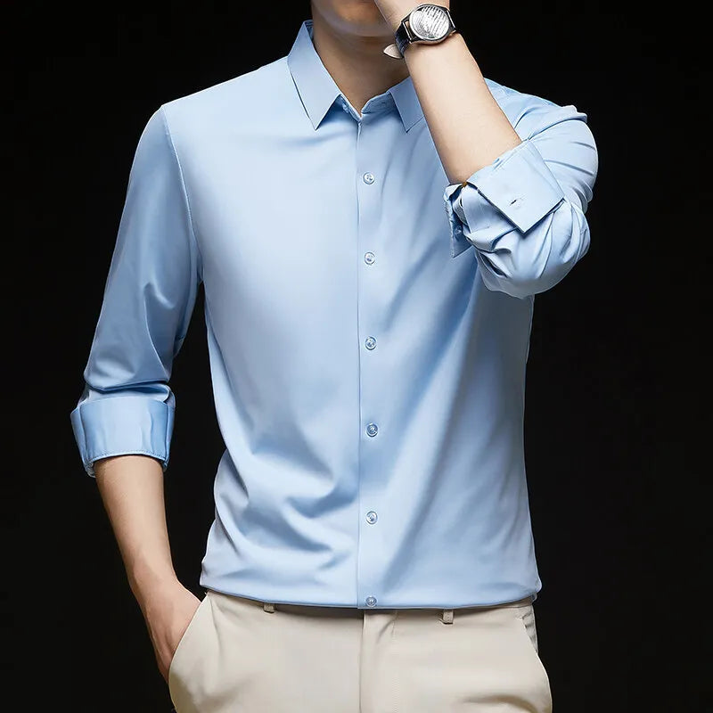 Men's 4-Way Stretch Dress Shirt