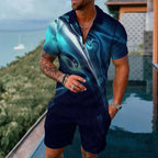 Summer Casual Zipper Polo Shirt