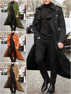 Streetwear Fashion Trench Men's Thin Coat