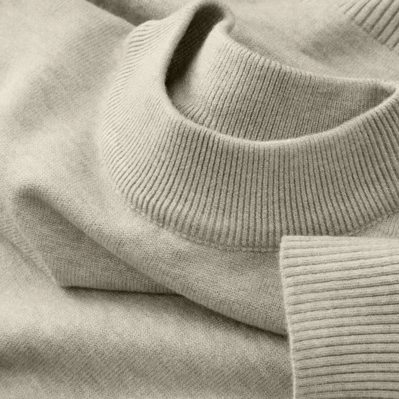 Autumn New Men's Casual Mock Turtleneck