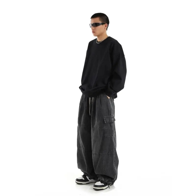 Cargo Jeans Trousers Men