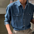 Streetwear Men's Denim Shirts
