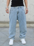 Spring Autumn Men Baggy Jeans Oversize