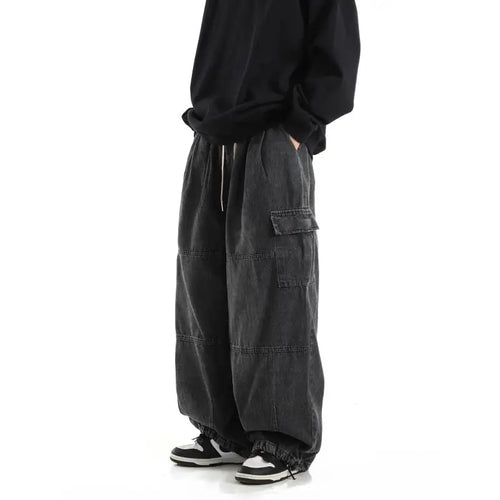 Cargo Jeans Trousers Men