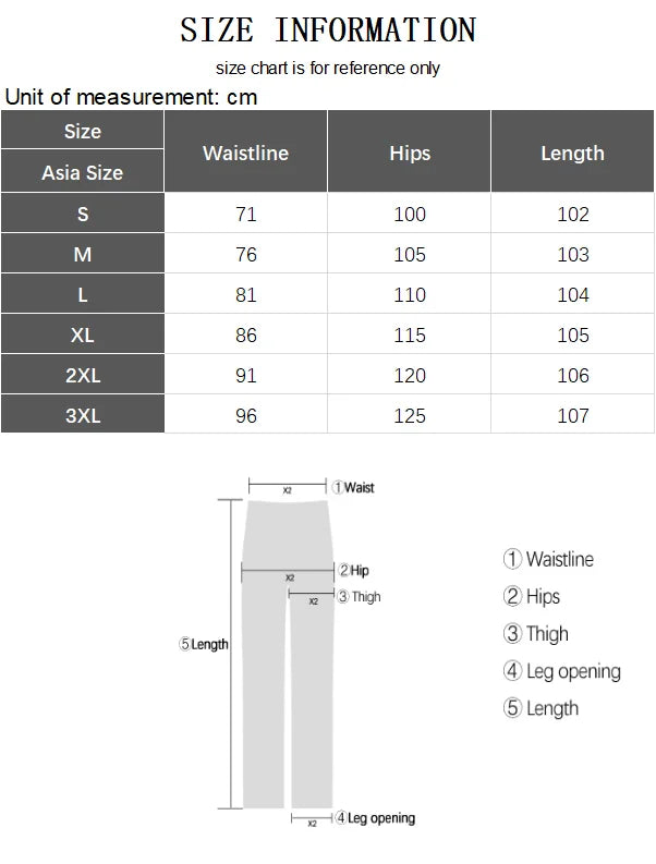 Spring Autumn Men Baggy Jeans Oversize