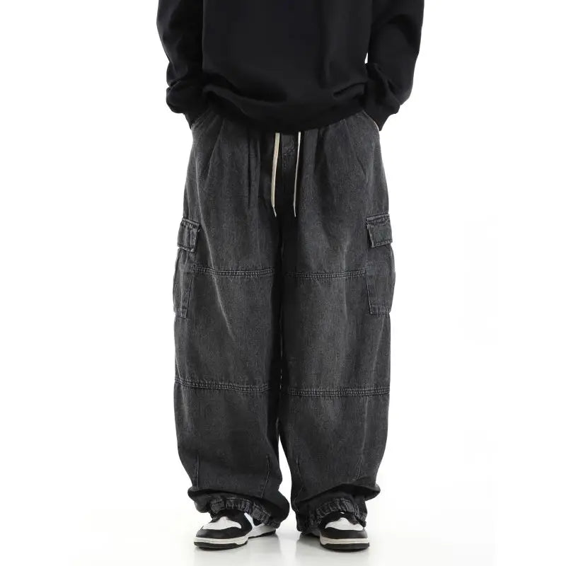 Cargo Jeans Trousers Men