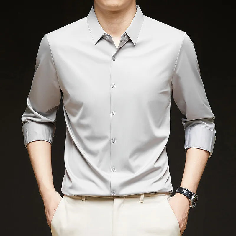 Men's 4-Way Stretch Dress Shirt