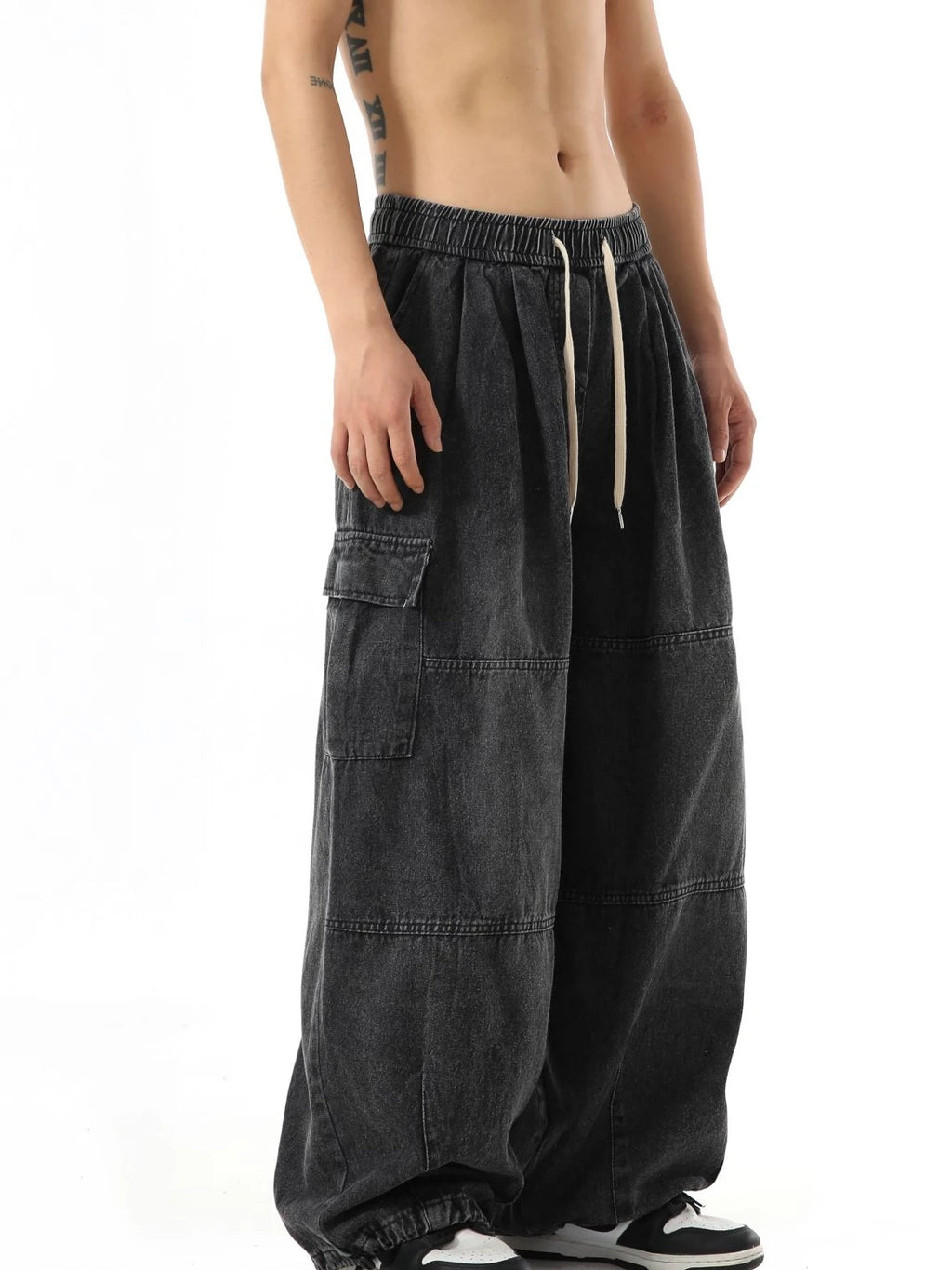 Cargo Jeans Trousers Men